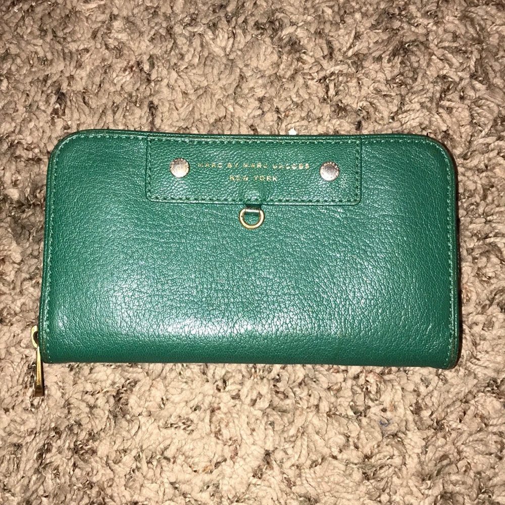 Green Marc by Marc Jacobs Leather Wallet